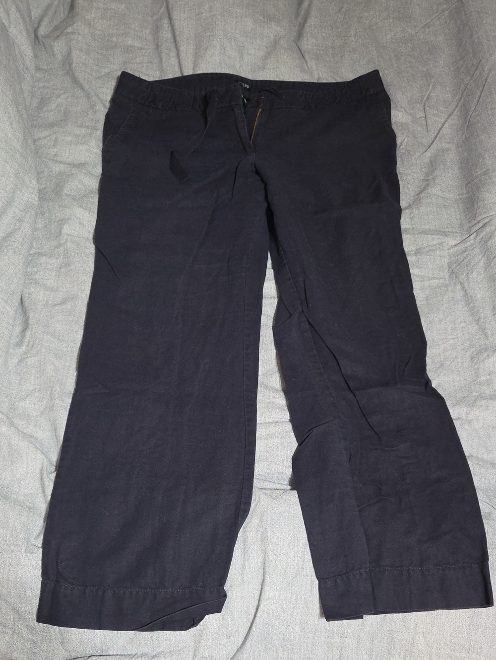 J. Crew Women's  Navy Drawstring Chinos